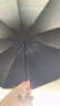 天堂傘三折加固加厚雨傘便攜強效拒水晴雨傘定制商務(wù)傘男女 曜石黑-黑膠款（10骨大傘） 曬單實(shí)拍圖