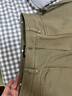 UR2026春季新款女裝休閑工裝拉鏈大口袋棉質(zhì)錐形褲UWH660006 綠卡其 S 曬單實(shí)拍圖