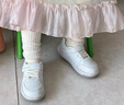 牧童幼兒園小白鞋女童春秋款寶寶板鞋男童低幫休閑鞋 校園白 28碼  曬單實(shí)拍圖