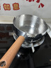 蘇泊爾（SUPOR）雪平鍋316L不銹鋼奶鍋 加厚一體成型小湯鍋輔食燃氣灶電磁爐通用 【帶蒸籠】直徑 20cm 曬單實(shí)拍圖