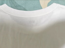 優(yōu)衣庫合作款/女裝圓領(lǐng)T恤/短袖正肩大師T素色483456 00 白色 2XL 曬單實(shí)拍圖