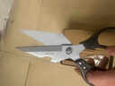 張小泉巨力灰鈦不銹鋼剪強力大剪子專(zhuān)用雞骨頭硬骨廚房剪刀 曬單實(shí)拍圖