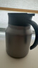 京東京造保溫壺 燜茶暖水壺【陶瓷內膽】茶水分離辦公室泡茶悶泡壺 灰色1L 曬單實(shí)拍圖