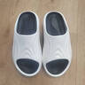 紅豆踩屎感拖鞋男款2026夏季室內家居防滑防臭足弓支撐運動(dòng)涼拖女外穿 白黑 42-43 正碼 曬單實(shí)拍圖