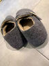 啄木鳥(niǎo)毛呢小土豆平底鞋一腳蹬加絨勃肯鞋女2025秋冬保暖棉鞋灰色毛毛鞋 高級灰 38 (240mm) 曬單實(shí)拍圖