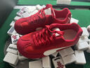 芒果頭德訓鞋2026春款復古軟底厚底女鞋內增高運動(dòng)休閑百搭單鞋 紅色 37 曬單實(shí)拍圖