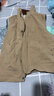 馬登工裝美式復古safari馬甲獵裝男士高端純棉燈芯絨坎肩背心外套男春 卡其色 M 曬單實(shí)拍圖