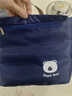 友納飯盒包手提袋便當袋子保溫飯包餐包上班族便當盒帶飯飯兜加厚鋁箔 大號-藏青色【四層加厚防油污丨加厚鋁箔丨保溫保冷】 曬單實(shí)拍圖