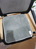 彩虹 發(fā)熱坐墊辦公室取暖插電發(fā)熱椅墊暖身三檔調溫法蘭絨面料 曬單實(shí)拍圖