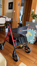 康倍星助行器老人助力行走器拐杖助步器走路輔助器老年手推車(chē)帶籃FRQ913 曬單實(shí)拍圖
