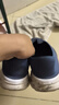特步留白丨男鞋運動(dòng)鞋板鞋子男小白鞋春夏透氣輕便軟彈休閑鞋鞋子男 曬單實(shí)拍圖