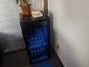 奧克斯冰吧冷藏柜恒溫展示柜酒店家用透明玻璃冰箱小型迷你單門(mén)辦公室紅酒柜茶葉飲料冷藏柜 128升級款【冷藏+微冷凍+藍燈+酒架】68L 曬單實(shí)拍圖