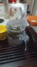 金灶金灶TP-140 飄逸杯耐熱玻璃泡茶壺茶水分離PC內膽一鍵濾茶泡茶杯 透明 TP140 300ml 1只 曬單實(shí)拍圖