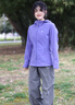 KOLON SPORT/可隆戶(hù)外軟殼衣 女子防風(fēng)接觸涼感UPF50+防曬夾克 LKJK6MN066-IS 藍紫色 S 160/84A 曬單實(shí)拍圖