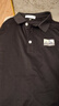馬克華菲Polo衫男士短袖中國風(fēng)簡(jiǎn)約熊貓抑菌五分袖體恤涼感上衣 黑色 L 曬單實(shí)拍圖