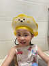 京厽寶寶洗頭兒童擋水帽嬰兒洗頭發(fā)防水護耳小孩洗澡浴帽洗發(fā)帽子 萌獅款-檸檬黃防回流 護耳 曬單實(shí)拍圖