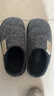 奧康（Aokang）棉拖鞋男士秋冬季居家用保暖室內防滑防臭抗菌加絨厚底拖鞋男冬天 曬單實(shí)拍圖