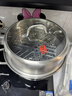 康巴赫304不銹鋼三層蒸鍋蒸籠復底大湯蒸鍋多功能鍋具32cm燃氣灶通用 曬單實(shí)拍圖