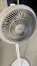 美的（Midea）【暴風(fēng)循環(huán)】空氣循環(huán)扇大風(fēng)量搖頭電風(fēng)扇家用臺式落地扇輕音臥室節能小風(fēng)扇柔風(fēng)輕羽扇 FGA24TQ 曬單實(shí)拍圖
