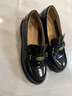 百麗牛皮金幣樂(lè )福鞋女2026新款春夏通勤小皮鞋單鞋JD020AA6 黑色 37 曬單實(shí)拍圖