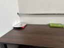 樺林語(yǔ)加固電腦桌臺式家用臥室一體寫(xiě)字現代簡(jiǎn)約書(shū)桌學(xué)習辦公室電競桌子 黑架子+古橡木【16MM厚加固款】 長(cháng)120寬70高75cm 曬單實(shí)拍圖