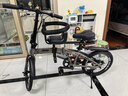Jeep吉普折疊自行車(chē)帶娃母子車(chē)20寸男女城市通勤折疊車(chē)親子車(chē)-愛(ài)L200 石墨灰【車(chē)+寶寶座椅】經(jīng)典款-鋁合金車(chē)架 20寸（建議身高145-185CM） 7速 曬單實(shí)拍圖