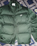 耐克NIKE男冬季短款立領(lǐng)羽絨服 運動(dòng)防寒外套FZ5029-323綠XL 曬單實(shí)拍圖