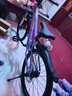 鳳凰官方旗艦店兒童自行車(chē)男女變速青少年學(xué)生山地車(chē)碟剎賽車(chē) 星際 粉紫【單速】輻條輪 22寸【適合130-170cm】 曬單實(shí)拍圖