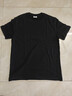 【100%純棉多色】常規短袖T恤男打底衫男純色百搭休閑情侶上衣HX 黑色 2XL 【140-155斤】 曬單實(shí)拍圖
