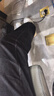 利郎輕時(shí)尚男褲【100%棉】牛仔褲男水洗彈力易打理通勤休閑褲子男 黑（01） 36 (180/92A) 曬單實(shí)拍圖