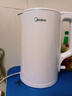 美的（Midea）電熱水壺家用燒水壺泡茶0涂層食品級304不銹鋼自動(dòng)斷電雙層防燙全鋼無(wú)縫1.5L大容量 MK-HJ1566 曬單實(shí)拍圖