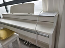 美得理（MEDELI）UP405白色電鋼琴 88鍵逐鍵配重 重錘鍵盤(pán)電子鋼琴象牙紋理鍵面 曬單實(shí)拍圖
