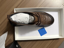 百麗通勤商務(wù)鞋男2026新款春季商場(chǎng)款牛皮革厚底休閑皮鞋8ZC01AM6 棕色 42 (260mm) 曬單實(shí)拍圖