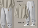 JEANSWEST LIFE真維斯運動(dòng)套裝男款青少年圓領(lǐng)衛衣男款春秋季束腳百搭男士休閑褲 曬單實(shí)拍圖