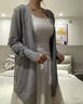 詩(shī)丹蕊韓系早秋穿搭絕美套裝小個(gè)子灰色中長(cháng)款開(kāi)衫白色吊帶長(cháng)裙2026新款 半身裙+灰色開(kāi)衫+白色吊帶 均碼 【可備注碼數】 曬單實(shí)拍圖