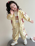 迪士咪魯（DISHIMILU）女童寶寶套裝春裝2026新款春秋休閑1-8歲兒童裝女孩春季小孩衣服 XT875(外套+褲子）-黃色 110 碼/身高100-110cm（3-4歲） 曬單實(shí)拍圖