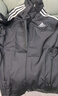 adidas簡(jiǎn)約三條紋跑步運動(dòng)立領(lǐng)夾克外套男裝秋季阿迪達斯官方   黑色/白（推薦選大一碼）   L 曬單實(shí)拍圖