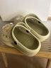 QYCKABY醫用手術(shù)室洞洞鞋女士2026新款夏季家居外穿耐磨防滑包頭涼拖女士 米綠【牛奶餅干】 36-37 正碼 曬單實(shí)拍圖