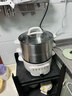 九陽(yáng)（Joyoung）電蒸鍋快速蒸汽電煮鍋電火鍋家用多功能蒸煮一體電鍋電熱鍋13L三層大容量不銹鋼加大蒸籠蒸鍋GZ162 曬單實(shí)拍圖
