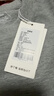 拇指白小T【防激凸】26春夏季新款棉短袖男士T恤80支0點(diǎn)T打底衫 麻灰 M 曬單實(shí)拍圖