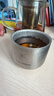 金灶（KAMJOVE）純鈦雙層茶杯 喝茶專(zhuān)用杯子功夫茶主人家用品茗茶具咖啡杯 T-62F 120ml 1個(gè) 曬單實(shí)拍圖
