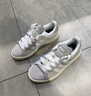 adidas「面包鞋」GRAND COURT BASE 00s休閑低幫板鞋男女阿迪達斯 淺灰/白色/樹(shù)脂黃   38 曬單實(shí)拍圖