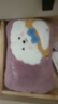 為伴熱水袋充電暖手寶暖寶寶安全防爆可插手熱敷生日禮物女生紫色小狗 曬單實(shí)拍圖