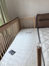 NORDICBABY北歐寶貝床邊加寬拼接床大人可睡嬰兒床實(shí)木板兒童床新生兒字母床 單床+空氣床墊 200*80cm 曬單實(shí)拍圖