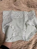 莫代爾收腹內褲女士高腰無(wú)痕提臀收小肚子純棉襠新款蕾絲三角短褲夏 【輕薄收腹】香檳+豆沙+煙灰 3條 M (適合85-105斤) 曬單實(shí)拍圖