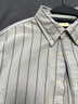 優(yōu)衣庫合作款/男裝女裝牛津紡寬松條紋襯衫/長(cháng)袖襯衣480802 60 淺藍色 L /175/100A 曬單實(shí)拍圖