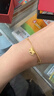 周六福馬上暴富黃金手鏈生肖馬本命年A0723991約3.16g 16+3cm生日禮物 曬單實(shí)拍圖