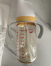 愛(ài)得利（evorie） 吸管奶瓶1-3歲 嬰兒ppsu12個(gè)月以上300ml寬口徑帶手柄重力球  曬單實(shí)拍圖