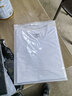 戰浩【2件】冰絲莫代爾棉短袖t恤男夏季青年薄純白色打底衫圓領(lǐng)半袖體 白色+黑色 XL 建議【135-150斤】 曬單實(shí)拍圖