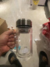 MVVWVV德國品質(zhì)新款保溫杯男款商務(wù)辦公室泡茶杯帶把手玻璃水杯雙層隔熱 [德國品質(zhì)質(zhì)保無(wú)憂(yōu)]鋼本色350ml 曬單實(shí)拍圖